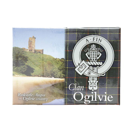 Clan/Family Scenic Magnet Ogilvie - Heritage Of Scotland - OGILVIE