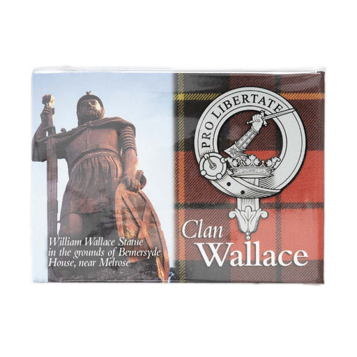 Clan/Family Scenic Magnet Wallace - Heritage Of Scotland - WALLACE