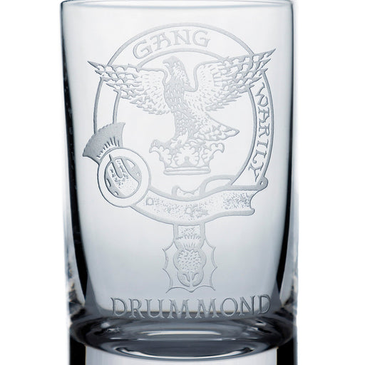 Collins Crystal Clan Shot Glass Drummond - Heritage Of Scotland - DRUMMOND