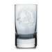 Collins Crystal Clan Shot Glass Macdonell - Heritage Of Scotland - MACDONELL