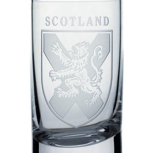 Collins Crystal Clan Shot Glass Scotland Shield - Heritage Of Scotland - SCOTLAND SHIELD