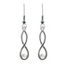 Colonsay Knot Earrings Crystal - Heritage Of Scotland - CRYSTAL