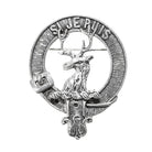 Colquhoun Clan Badge, Kilt Pin, Lapel Pin, Cufflinks, Keyring/Key Fob & Gift Set — Fine Pewter by Art Pewter — Made in Scotland (Shiny Finish) - Heritage Of Scotland - Badge