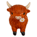 COOlectibles Highland Coo Figurines – Fun Scottish Cow Characters - Heritage Of Scotland - Coo with Flower