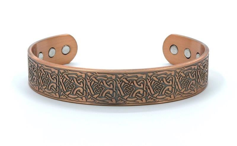 Copper Magnetic Bracelet - Heritage Of Scotland - N/A