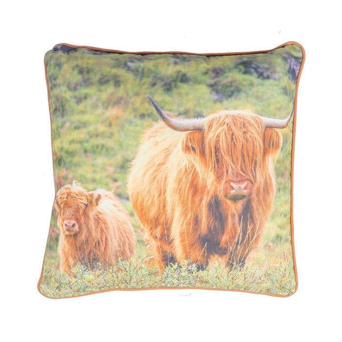 Cow & Calf Cushion - Heritage Of Scotland - N/A