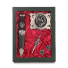 Craig Clan Badge, Kilt Pin, Lapel Pin, Cufflinks, Keyring/Key Fob & Gift Set — Fine Pewter by Art Pewter — Made in Scotland (Shiny Finish) - Heritage Of Scotland - Gift Set