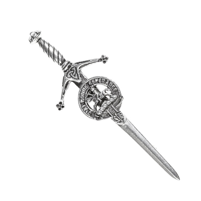 Craig Clan Badge, Kilt Pin, Lapel Pin, Cufflinks, Keyring/Key Fob & Gift Set — Fine Pewter by Art Pewter — Made in Scotland (Shiny Finish) - Heritage Of Scotland - Kilt Pin