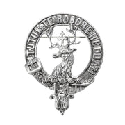 Crawford Clan Badge, Kilt Pin, Lapel Pin, Cufflinks, Keyring/Key Fob & Gift Set — Fine Pewter by Art Pewter — Made in Scotland (Shiny Finish) - Heritage Of Scotland - Badge