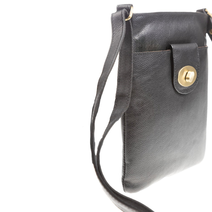 Cross Body Bag Black - Heritage Of Scotland - BLACK