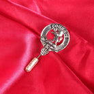Cumming Clan Badge, Kilt Pin, Lapel Pin, Cufflinks, Keyring/Key Fob & Gift Set — Fine Pewter by Art Pewter — Made in Scotland (Shiny Finish) - Heritage Of Scotland - Lapel Pin