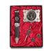 Davidson Clan Badge, Kilt Pin, Lapel Pin, Cufflinks, Keyring/Key Fob & Gift Set — Fine Pewter by Art Pewter — Made in Scotland (Shiny Finish) - Heritage Of Scotland - Gift Set