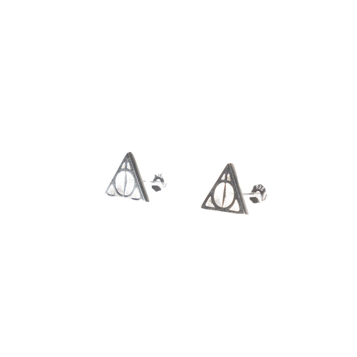 Deathly Hallows Stud Earrings - Heritage Of Scotland - NA
