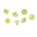 Dice Glitter Yellow Chaos Grey Font Clam - Heritage Of Scotland - NA