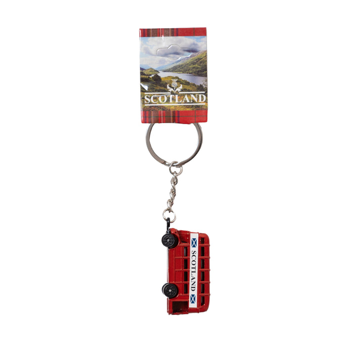 Die Cst Keyring - Bus - Heritage Of Scotland - RED