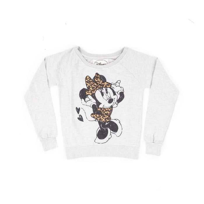 Disney Minnie Mouse Sweatshirt - Heritage Of Scotland - GREY MARL