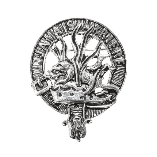 Douglas Clan Badge, Kilt Pin, Lapel Pin, Cufflinks, Keyring/Key Fob & Gift Set — Fine Pewter by Art Pewter — Made in Scotland (Shiny Finish) - Heritage Of Scotland - Badge