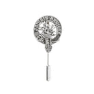 Douglas Clan Badge, Kilt Pin, Lapel Pin, Cufflinks, Keyring/Key Fob & Gift Set — Fine Pewter by Art Pewter — Made in Scotland (Shiny Finish) - Heritage Of Scotland - Lapel Pin
