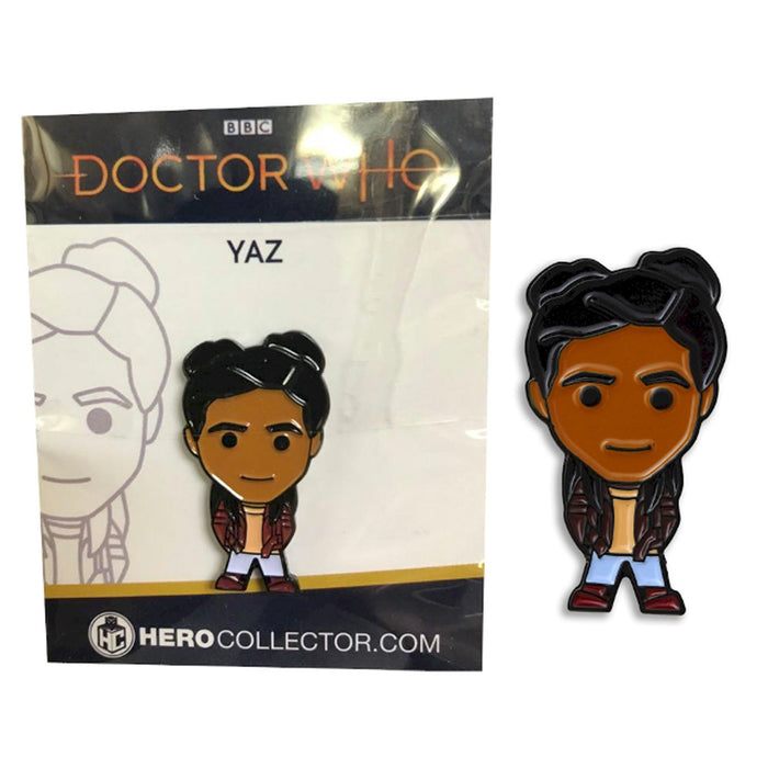 Dr Who Pin Badge Yaz - Heritage Of Scotland - YAZ