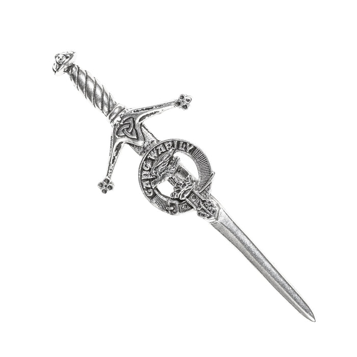 Drummond Clan Badge, Kilt Pin, Lapel Pin, Cufflinks, Keyring/Key Fob & Gift Set — Fine Pewter by Art Pewter — Made in Scotland (Shiny Finish) - Heritage Of Scotland - Kilt Pin