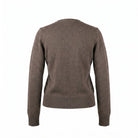 Dunedin Cashmere Woman's 100% Cashmere V Neck Cardigan - Olive - Heritage Of Scotland - XS