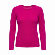 Dunedin Cashmere Women’s 100% Cashmere C - Neck Jumper – Fuchsia - Heritage Of Scotland - XS