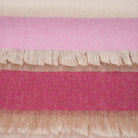 Earthy Block 100% Cashmere Square Scarf - PINK - Heritage Of Scotland -