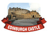 Edin Castle Resin Magnet - Heritage Of Scotland - NA