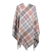 Edinburgh 100% Cashmere Mini Cape - Heritage Of Scotland - BUCHANAN MIX GREY