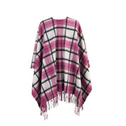 Edinburgh 100% Cashmere Mini Cape - Heritage Of Scotland - LIGHT BLUE CHECK