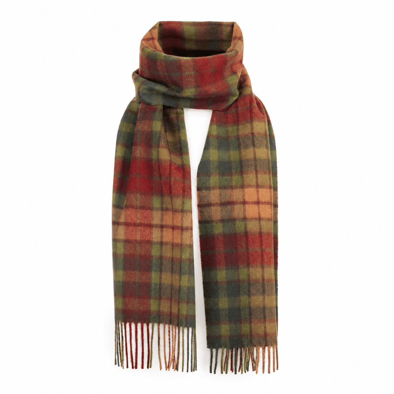 Edinburgh 100% Cashmere Scarf Buchanan Autumn - Heritage Of Scotland - BUCHANAN AUTUMN / One Size