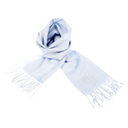 Edinburgh 100% Lambswool Scarf Baby Blue - Heritage Of Scotland - BABY BLUE