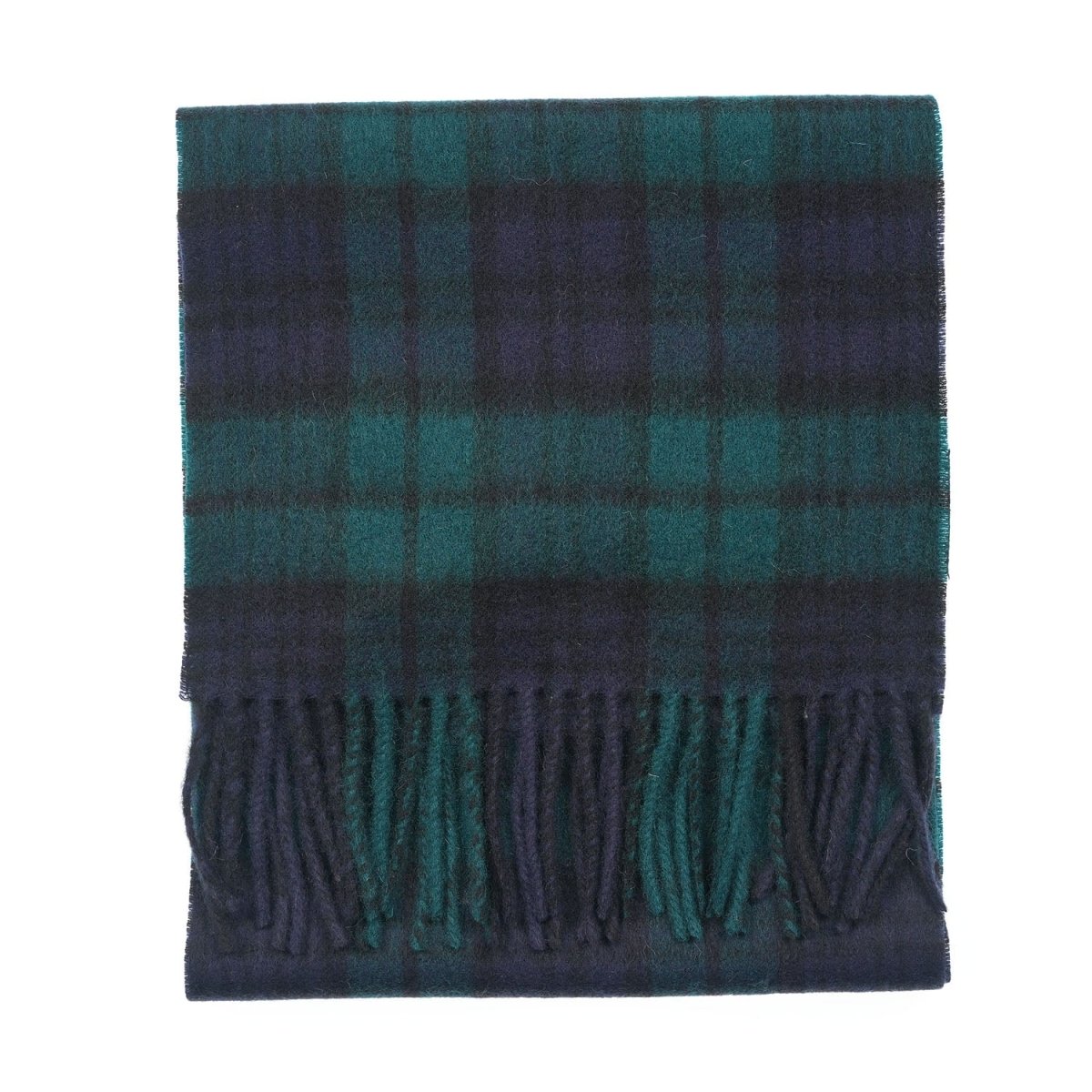Edinburgh 100% Lambswool Scarf – Premium Soft Wool Wrap - Black Watch - Heritage Of Scotland -