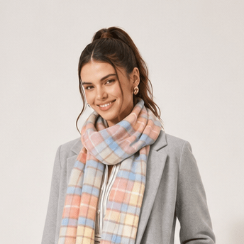 Edinburgh 100% Lambswool Scarf – Premium Soft Wool Wrap - Buchanan Ancient - Heritage Of Scotland -