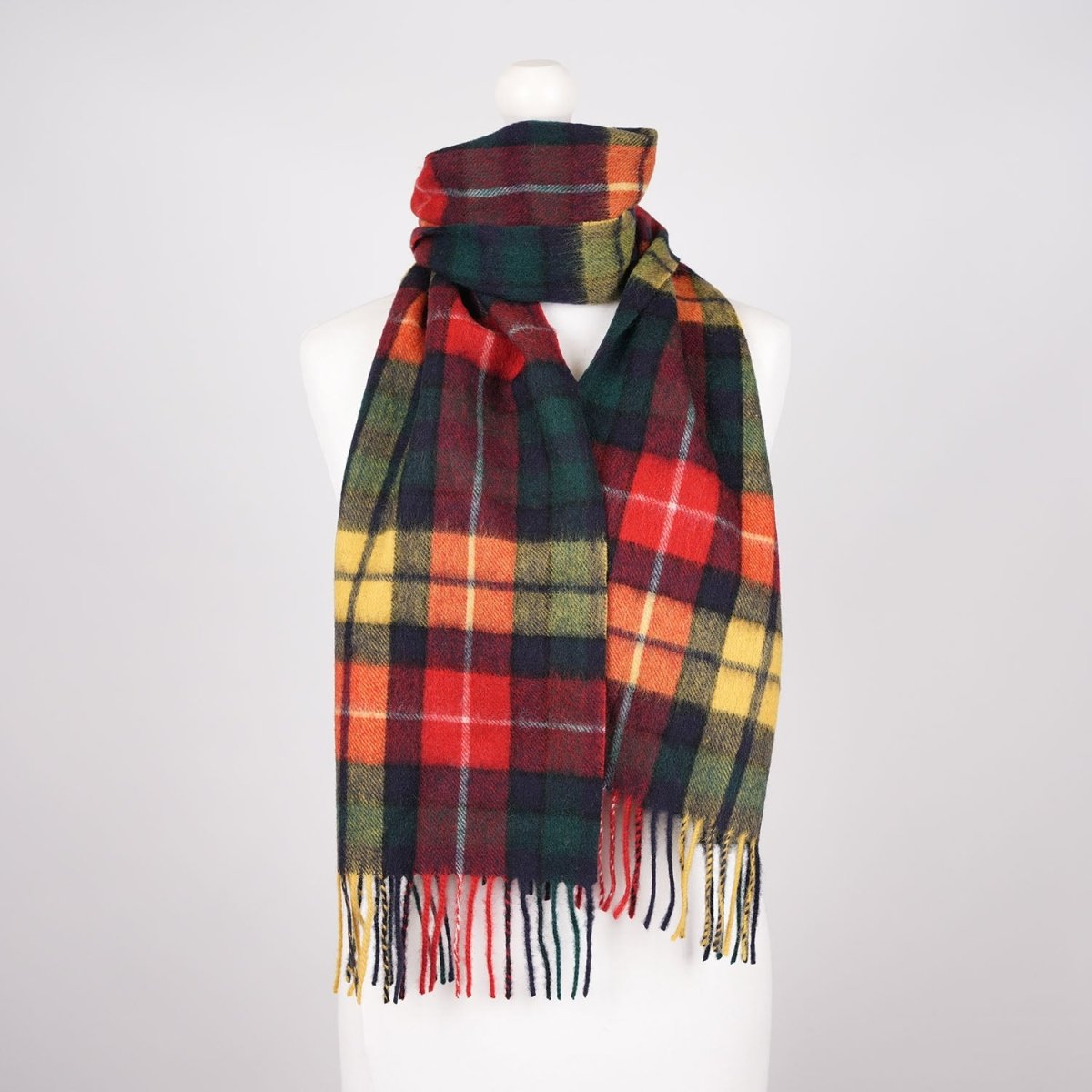 Edinburgh 100% Lambswool Scarf – Premium Soft Wool Wrap - Buchanan Modern - Heritage Of Scotland -