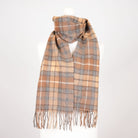 Edinburgh 100% Lambswool Scarf – Premium Soft Wool Wrap - Buchanan Natural - Heritage Of Scotland -