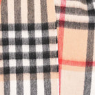 Edinburgh 100% Lambswool Scarf – Premium Soft Wool Wrap - Chequer Camel And Grey - Heritage Of Scotland -