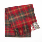 Edinburgh 100% Lambswool Scarf – Premium Soft Wool Wrap - Dark Maple - Heritage Of Scotland -