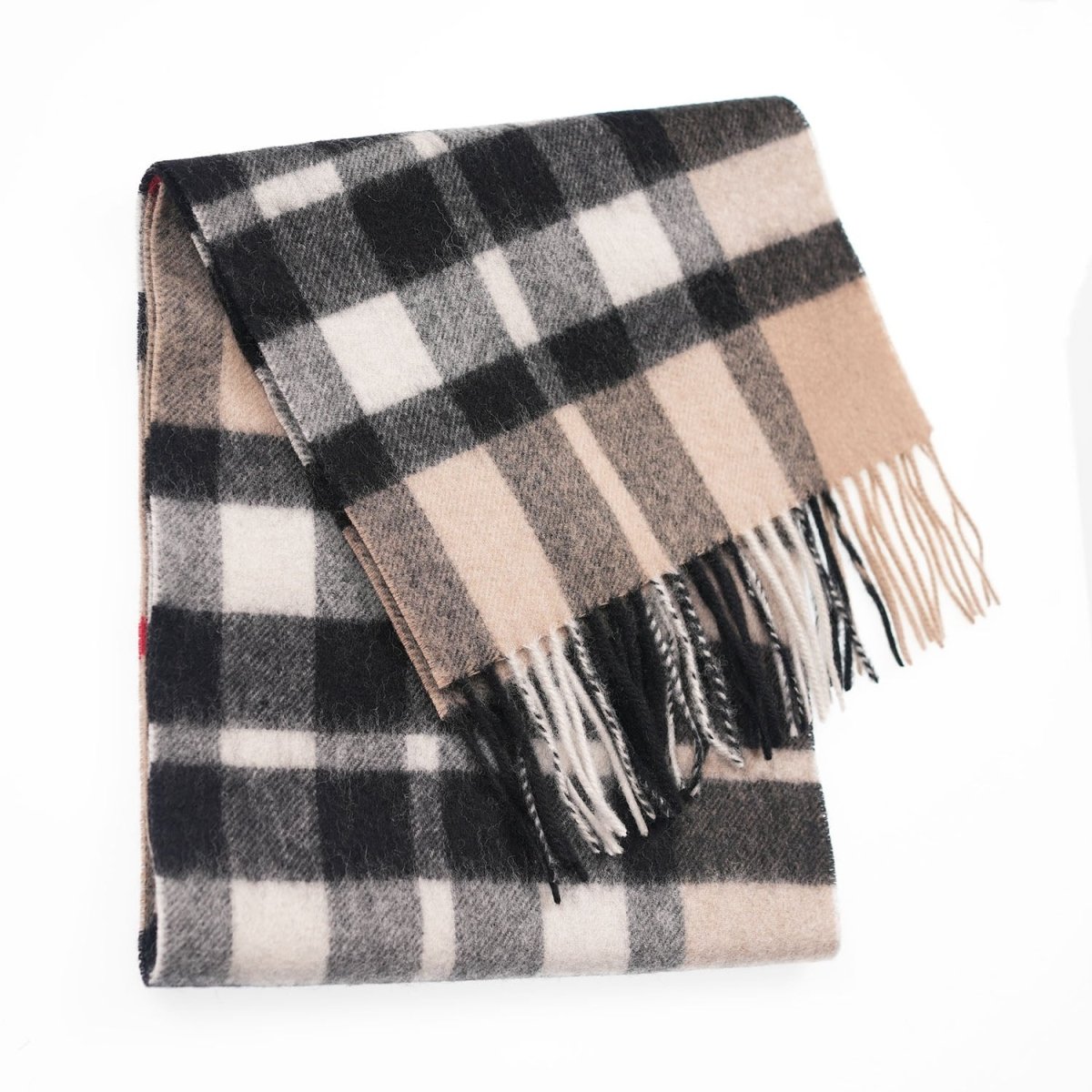 Edinburgh 100% Lambswool Scarf – Premium Soft Wool Wrap - Exploded Scotty Thomson Camel - Heritage Of Scotland -