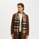 Edinburgh 100% Lambswool Scarf – Premium Soft Wool Wrap - Exploded Scotty Thomson Camel - Heritage Of Scotland -