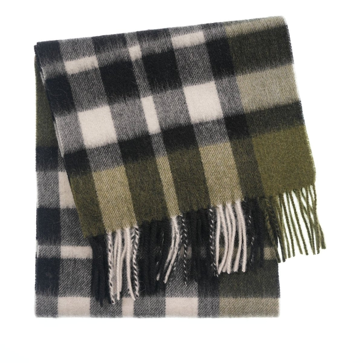 Edinburgh 100% Lambswool Scarf – Premium Soft Wool Wrap - Exploded Scotty Thomson Cypress - Heritage Of Scotland -