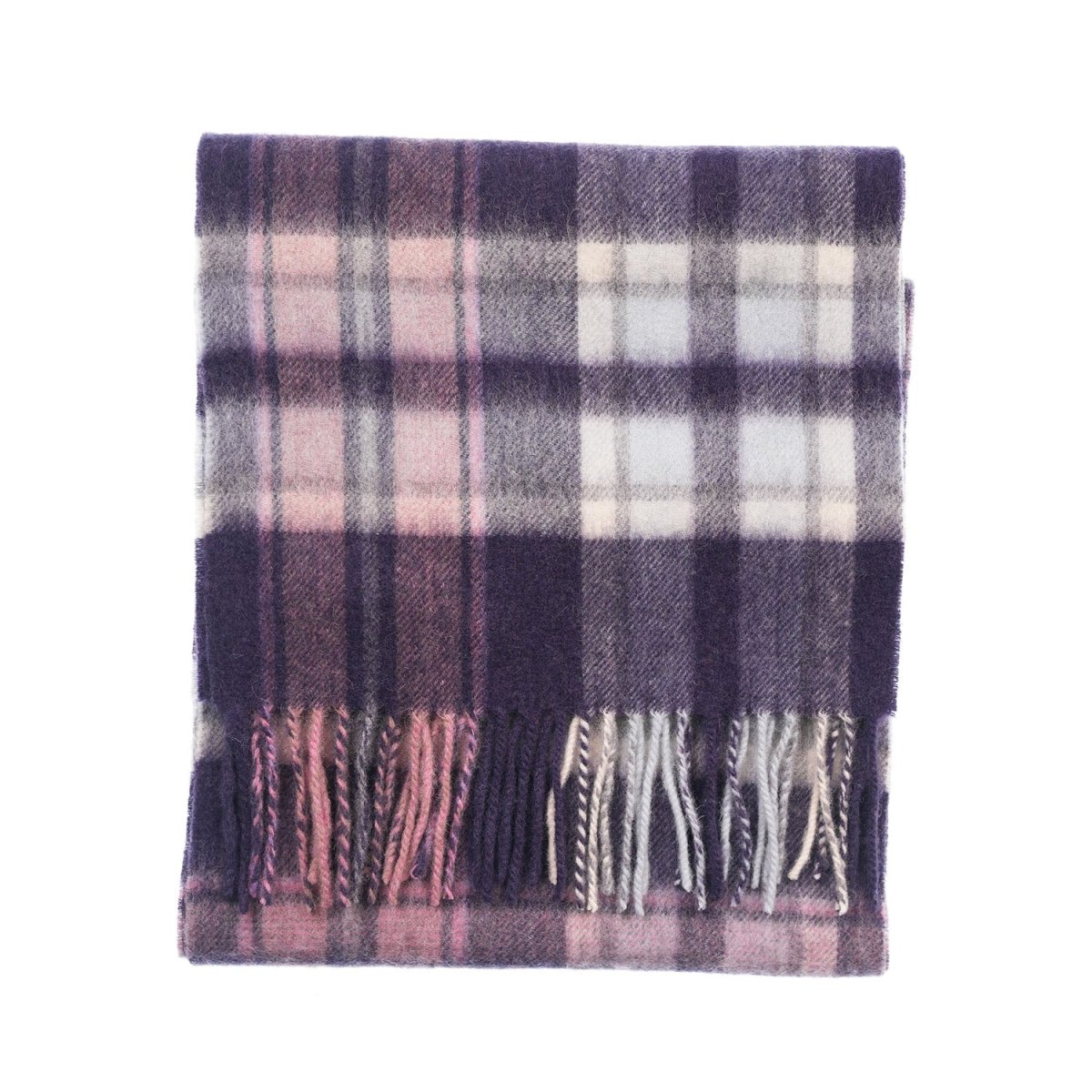 Edinburgh 100% Lambswool Scarf – Premium Soft Wool Wrap - Henold - Blackberry - Blue - Camellia - Heritage Of Scotland -