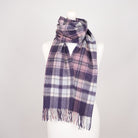 Edinburgh 100% Lambswool Scarf – Premium Soft Wool Wrap - Henold - Blackberry - Blue - Camellia - Heritage Of Scotland -
