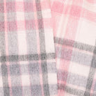 Edinburgh 100% Lambswool Scarf – Premium Soft Wool Wrap - Henold Light Pink and Derby Grey - Heritage Of Scotland -