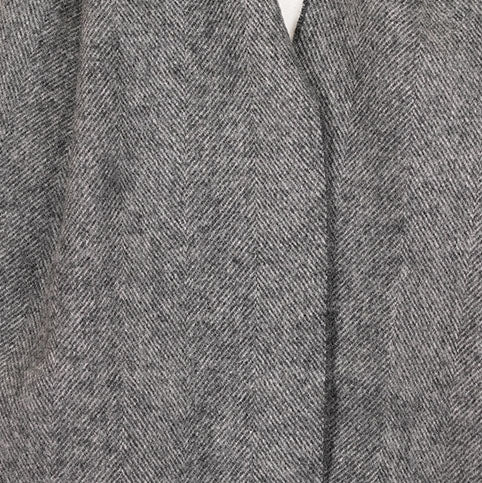 Edinburgh 100% Lambswool Scarf – Premium Soft Wool Wrap - Light Grey Charcoal - Heritage Of Scotland -