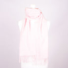 Edinburgh 100% Lambswool Scarf – Premium Soft Wool Wrap - Light Pink - Heritage Of Scotland -