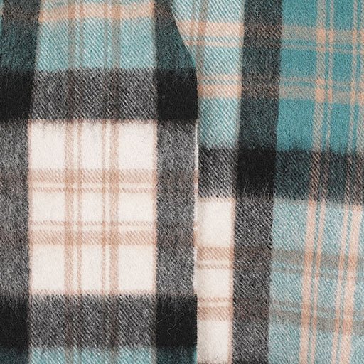 Edinburgh 100% Lambswool Scarf – Premium Soft Wool Wrap - Macdonald Green Mix - Heritage Of Scotland -