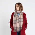 Edinburgh 100% Lambswool Scarf – Premium Soft Wool Wrap - Mackellar Natural - Heritage Of Scotland -