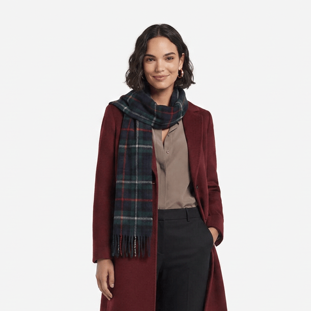 Edinburgh 100% Lambswool Scarf – Premium Soft Wool Wrap - Mackenzie - Heritage Of Scotland -