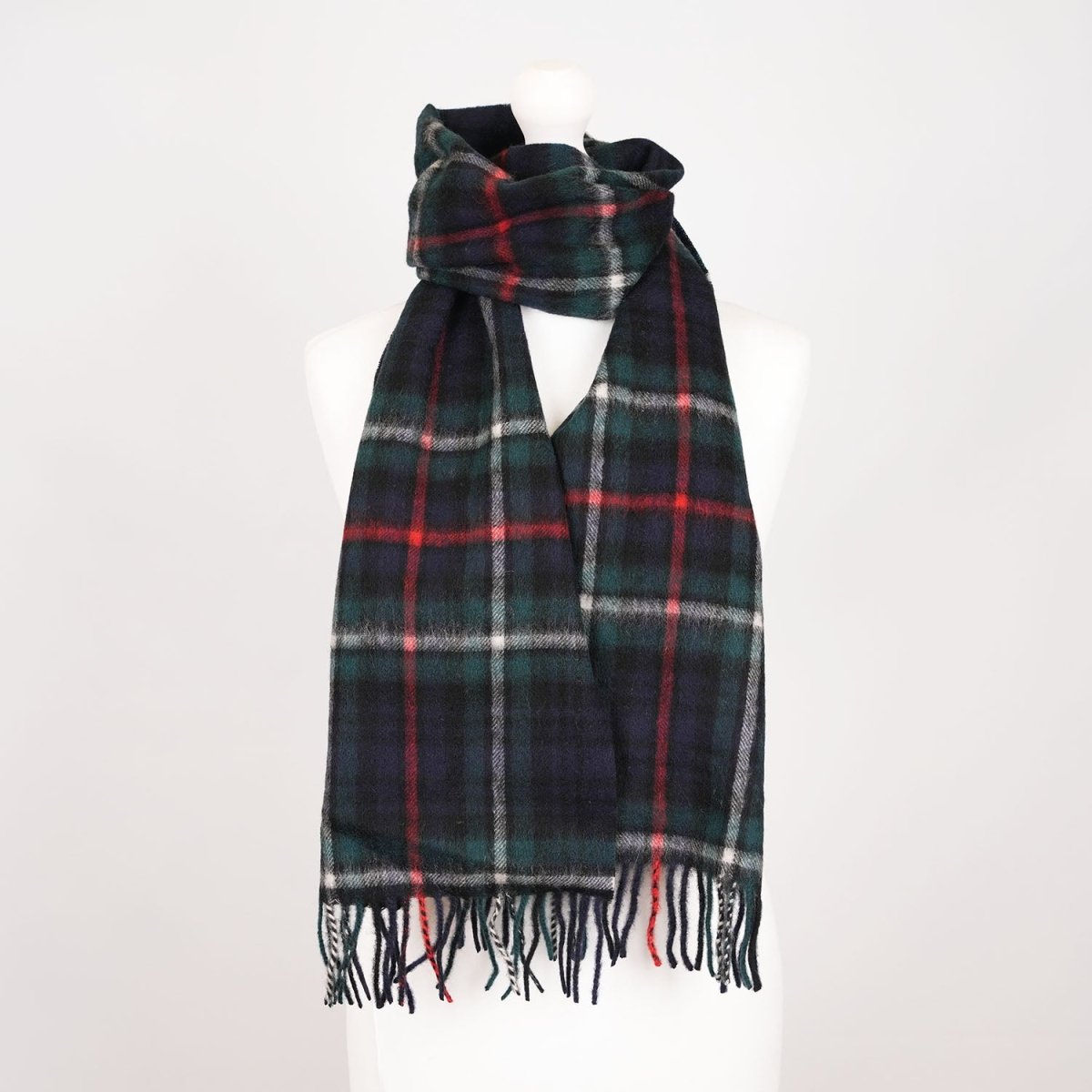 Edinburgh 100% Lambswool Scarf – Premium Soft Wool Wrap - Mackenzie - Heritage Of Scotland -